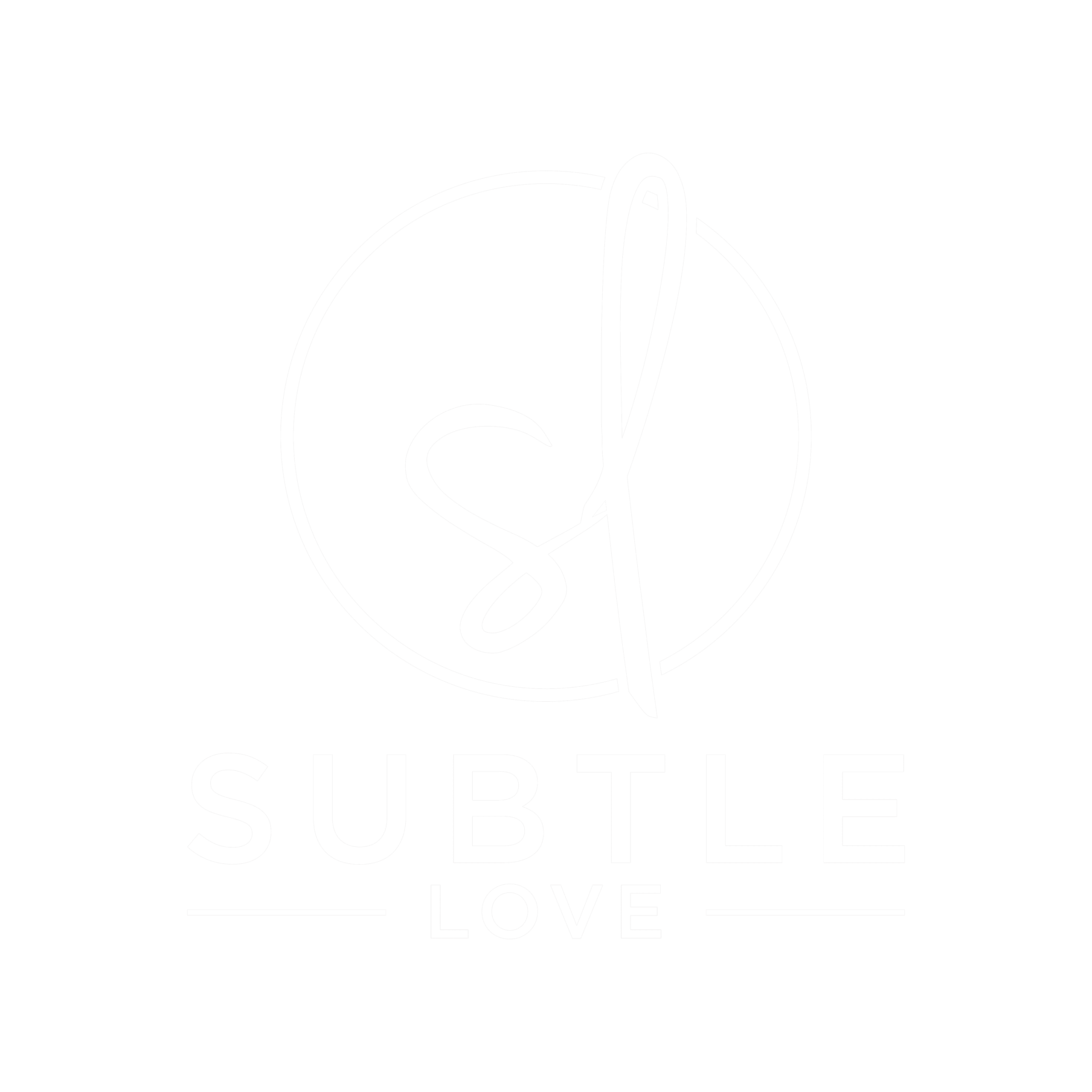 Subtle love Inverse Logo